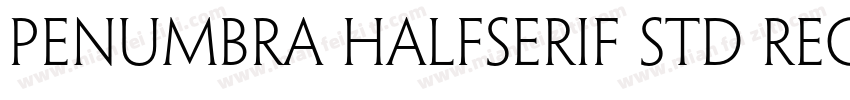 Penumbra HalfSerif Std Regular字体转换